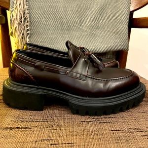 The Vine Loafers from AllSaints (Men’s size 9, Burgundy).